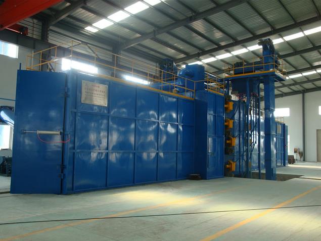 Q36/Q76系列回轉(zhuǎn)通過臺(tái)車式拋丸機(jī)應(yīng)用